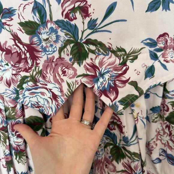 Vintage Bryn Connelly Pink Floral Cottagecore Dress - Picture 4 of 9